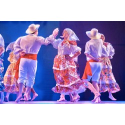 Grupo Folclórico Piccola Itália levou cultura e tradição ao palco do Teatro Guaíra